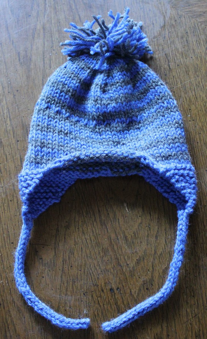 Excellent Picture of Baby Earflap Hat Knitting Pattern - davesimpson.info