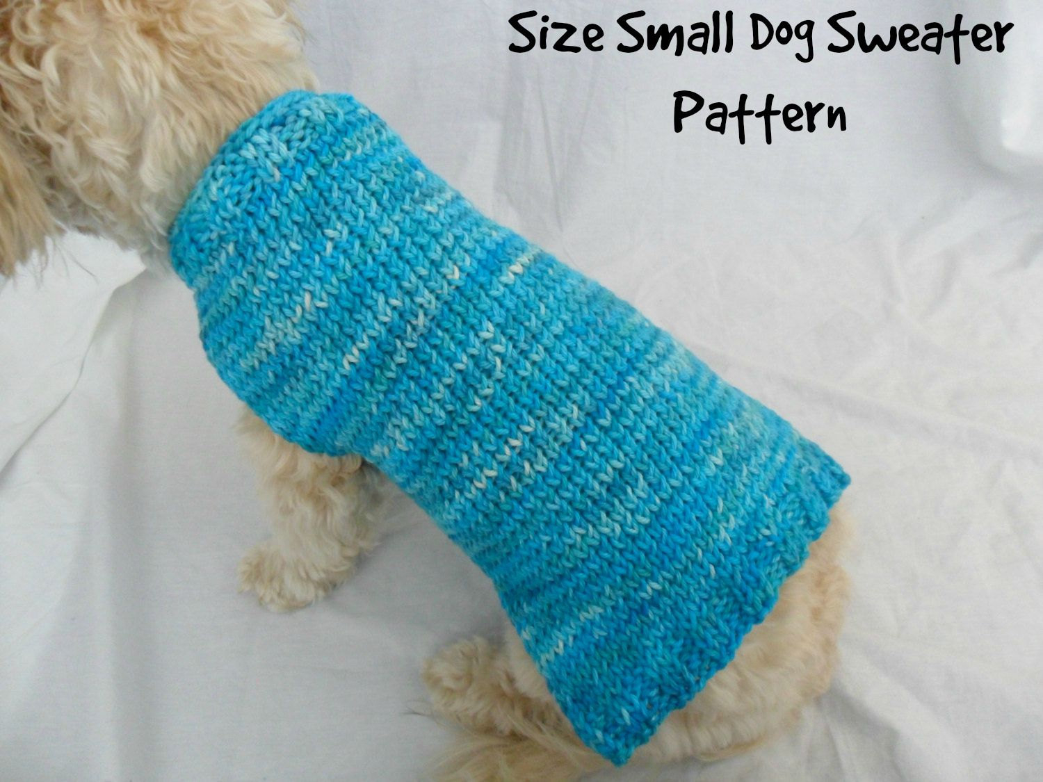 Dog Sweater Knitting Patterns Simple Dog Sweater Knitting Pattern Pdf Small Dog Sweater