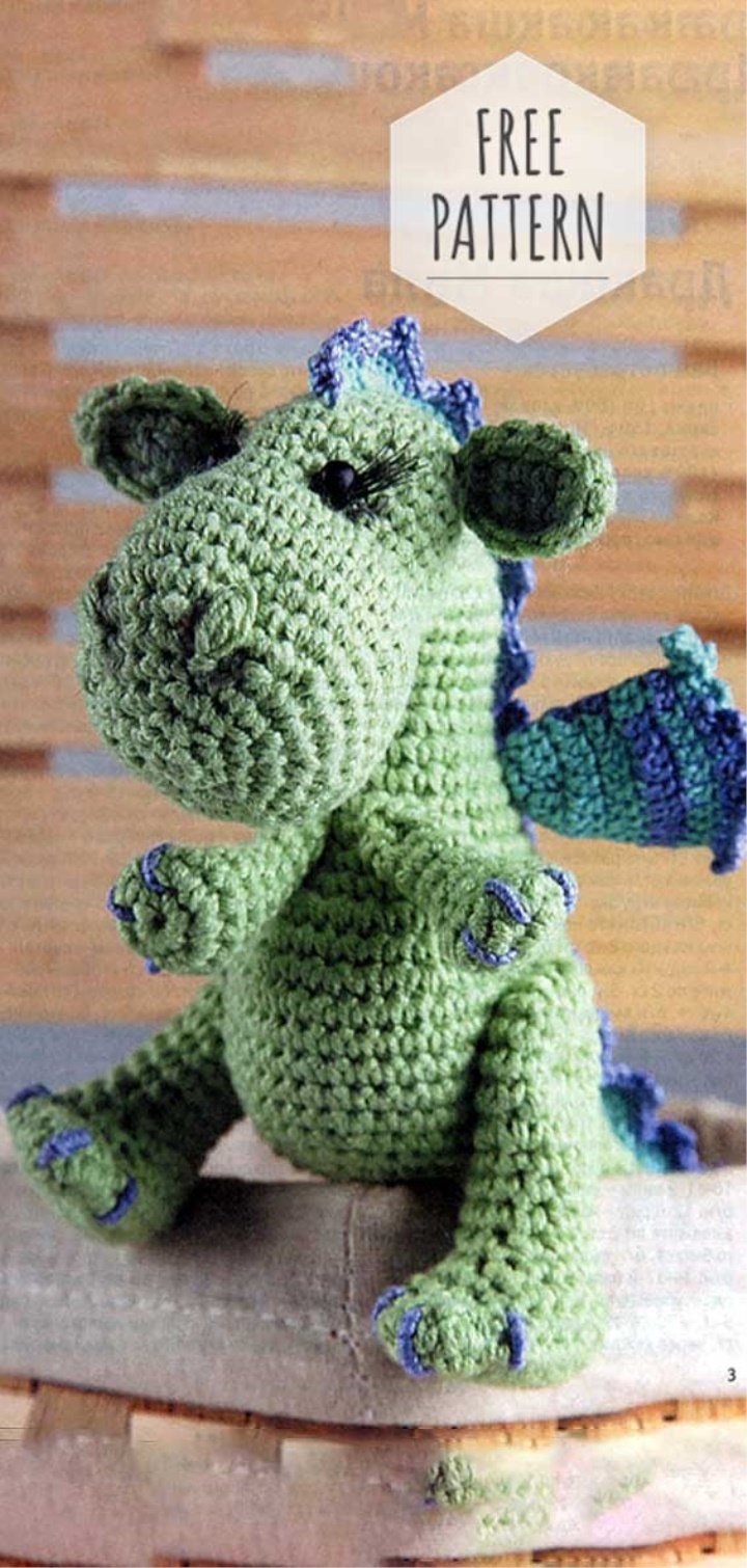 Dragon Knitting Pattern Free Knitting Toy Dragon Free Pattern