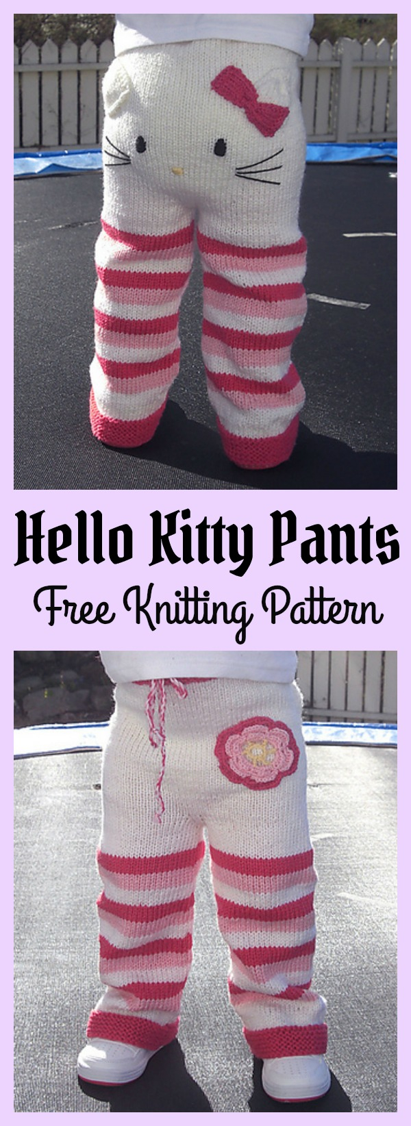 Hello Kitty Knitting Patterns Free Hello Kitty Pants Free Knitting Pattern