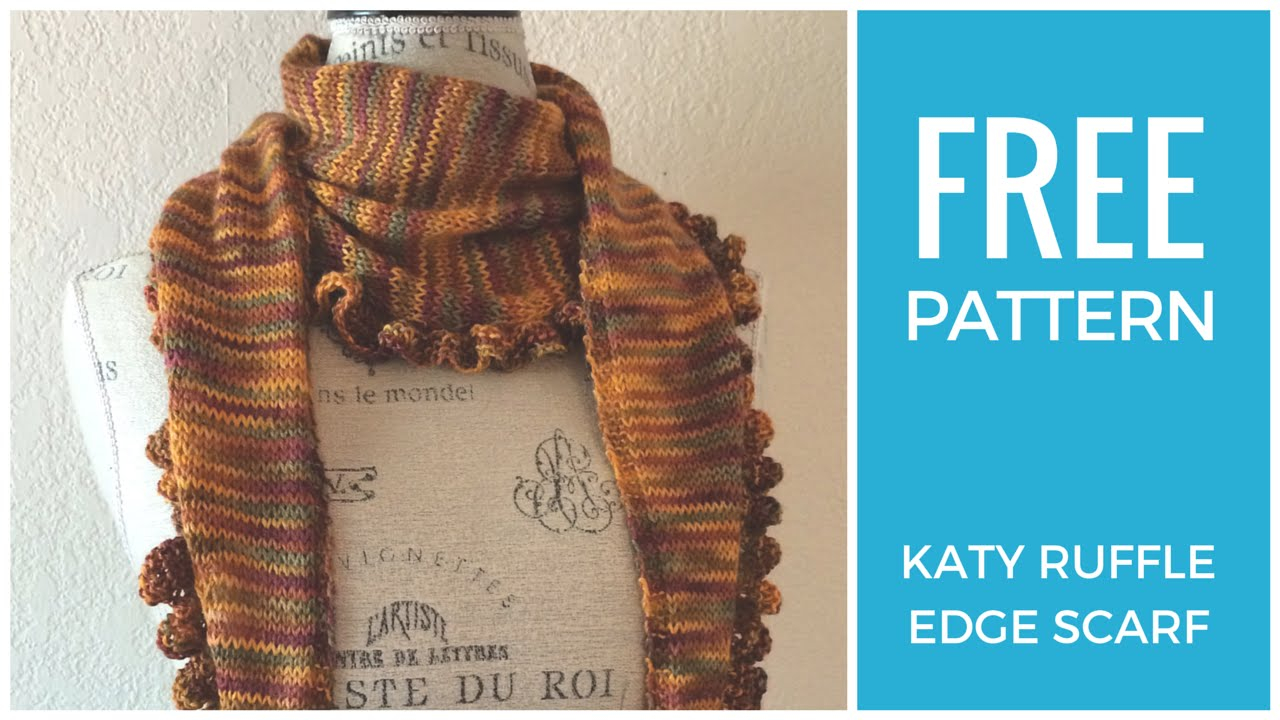 How To Knit A Ruffle Scarf Free Pattern Easy Ruffle Scarf Free Knitting Pattern