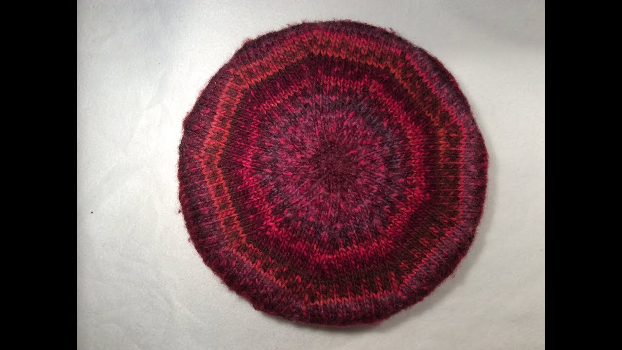 Knit Circle Pattern How To Knit A Flat Round Circle