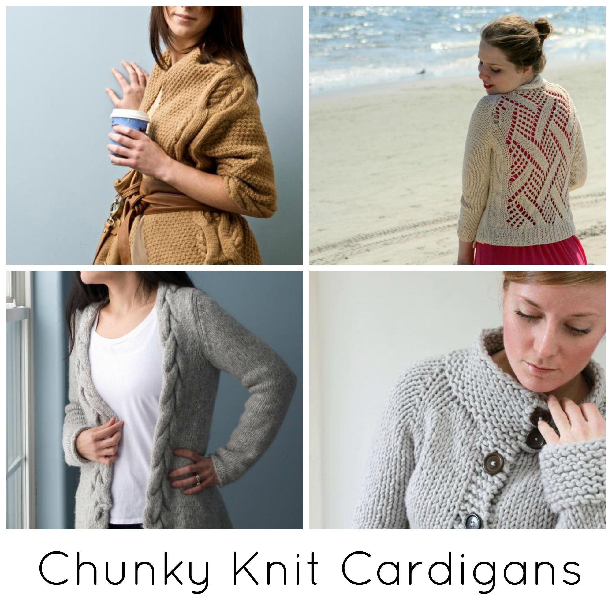 Knitted Jacket Patterns Free The Coziest Chunky Knit Cardigan Patterns Ever