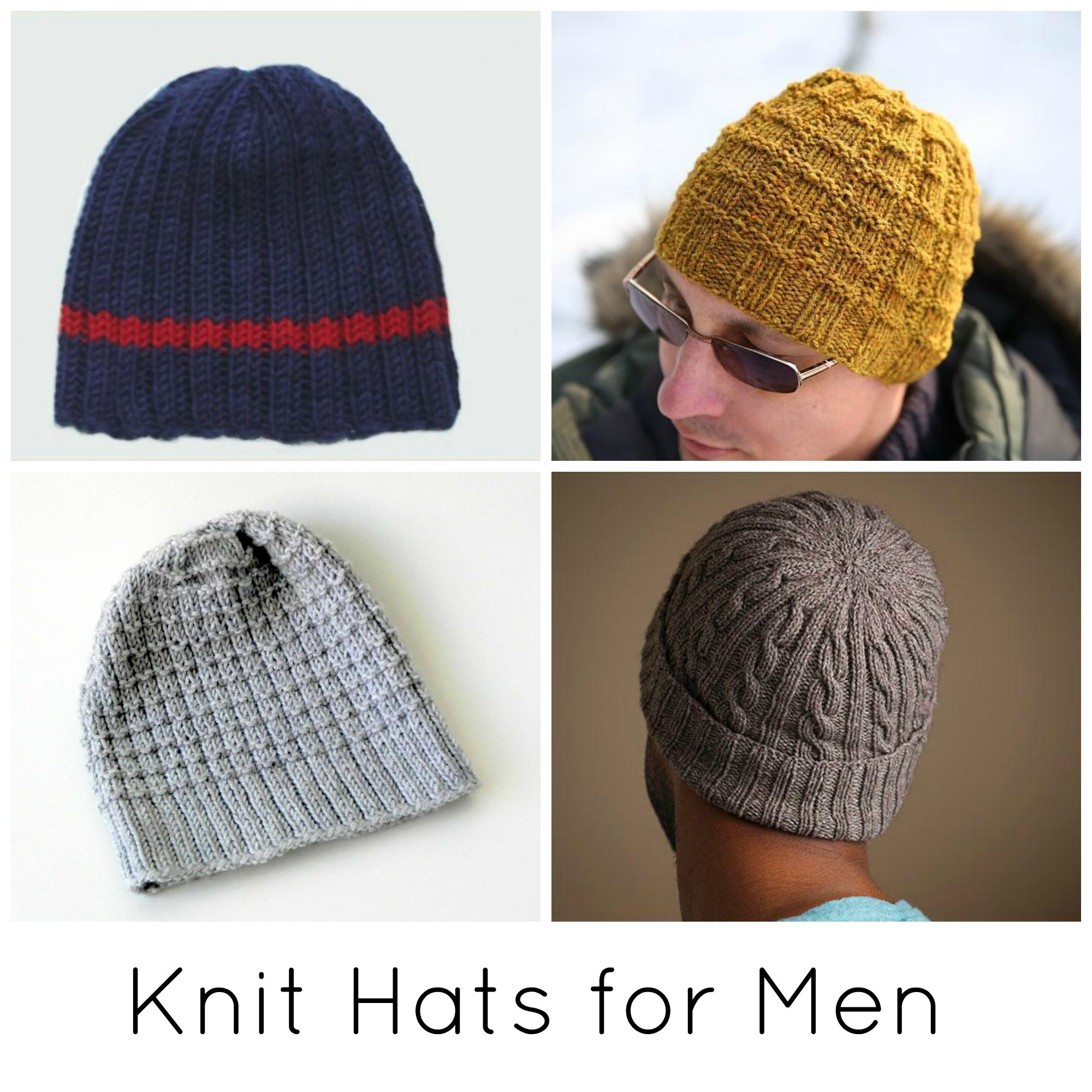 Knitted Mens Hat Patterns 8 Knit Hats For Men From Adventurous To Classic
