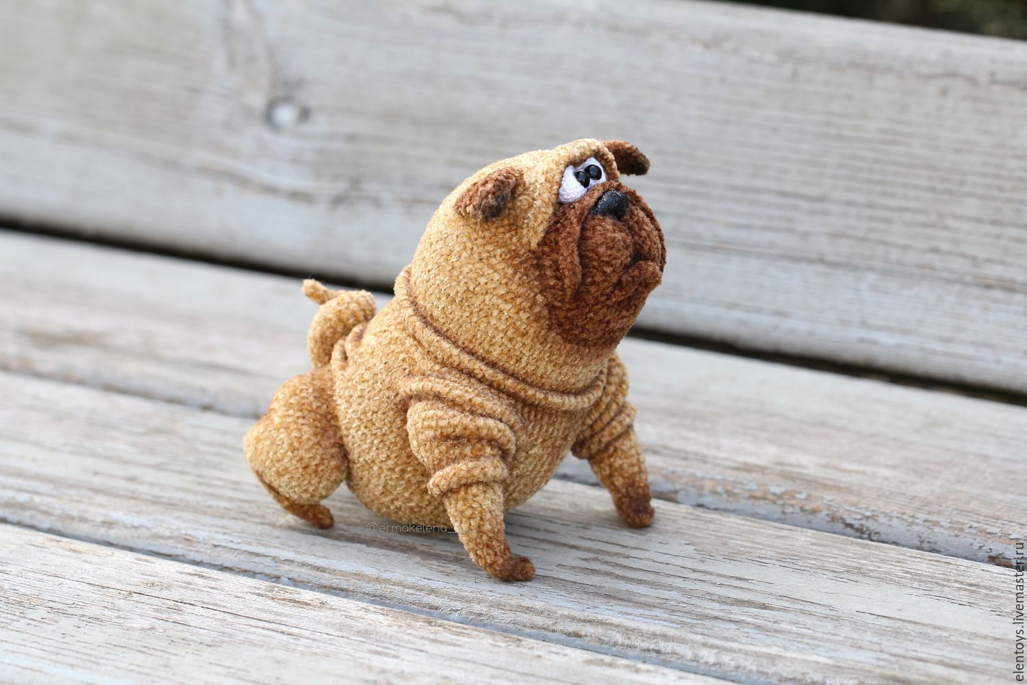 Knitted Pug Pattern Pug Benedict Shop Online On Livemaster With Shipping Bowpzcom Sevastopol