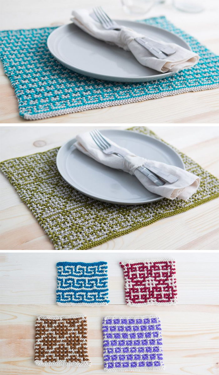 Knitting Patterns For Tablecloths Table Decor Knitting Patterns In The Loop Knitting