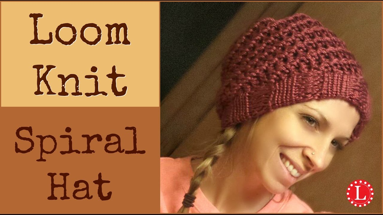 Loom Knit Hat Patterns Free Loom Knit Hat Easy Spiral Hats Step Step For Beginners Loomahat