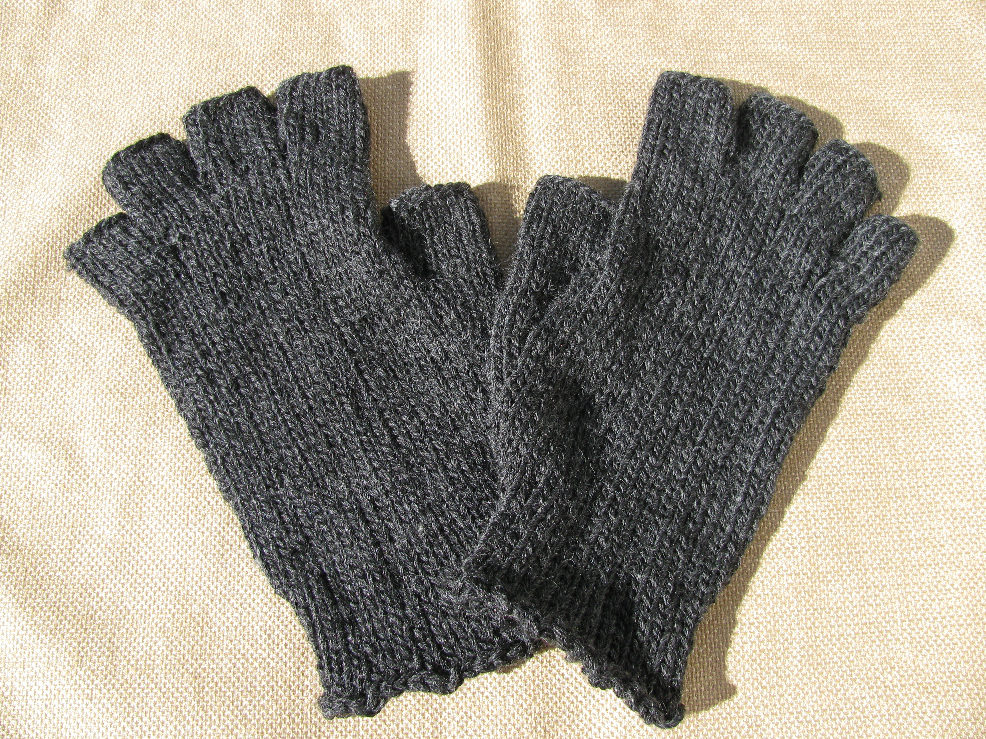 Mens Fingerless Gloves Knit Pattern Mens Fingerless Gloves Ready To Ship