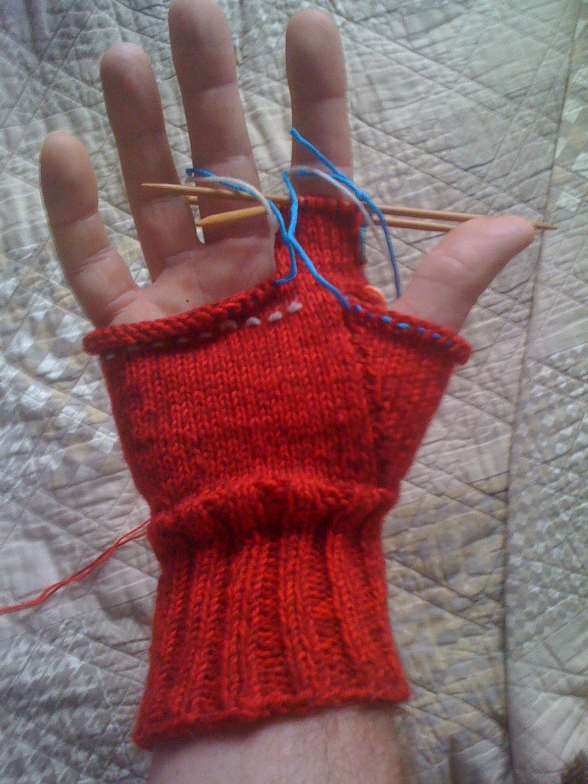 Mens Fingerless Gloves Knit Pattern Tonys Knitting Mens Fingerless Gloves