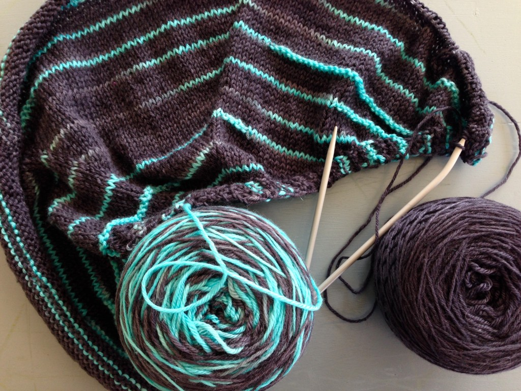Variegated Yarn Patterns Knitting Mastering Variegated Yarn With 5 Knitted Shawl Patterns Interweave