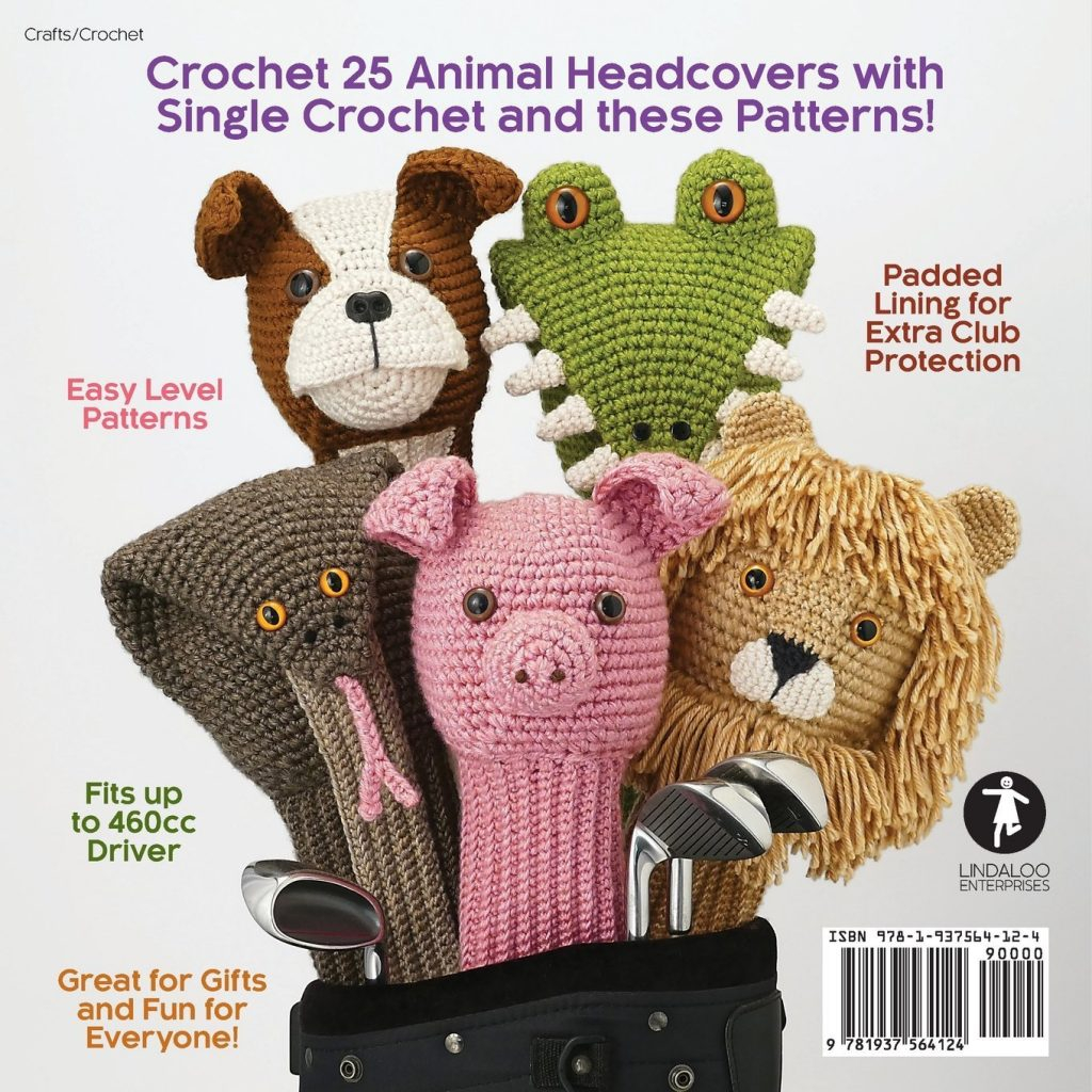 Animal Knitting Patterns Free Knitting Pattern For Golf Driver Cover Amigurumi Club Covers 25