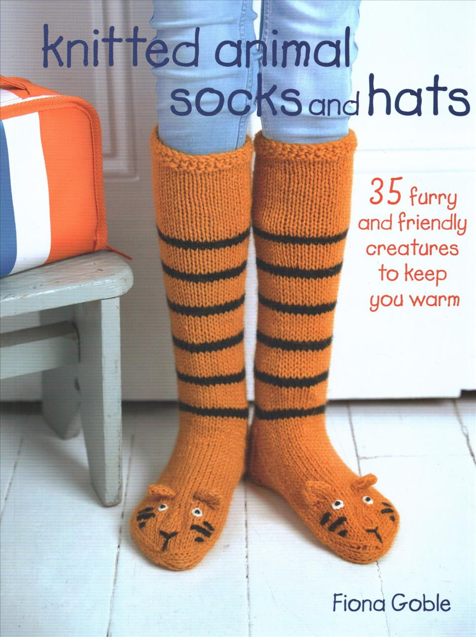 Animal Knitting Patterns Knitted Animal Socks And Hats Fiona Goble Paperback
