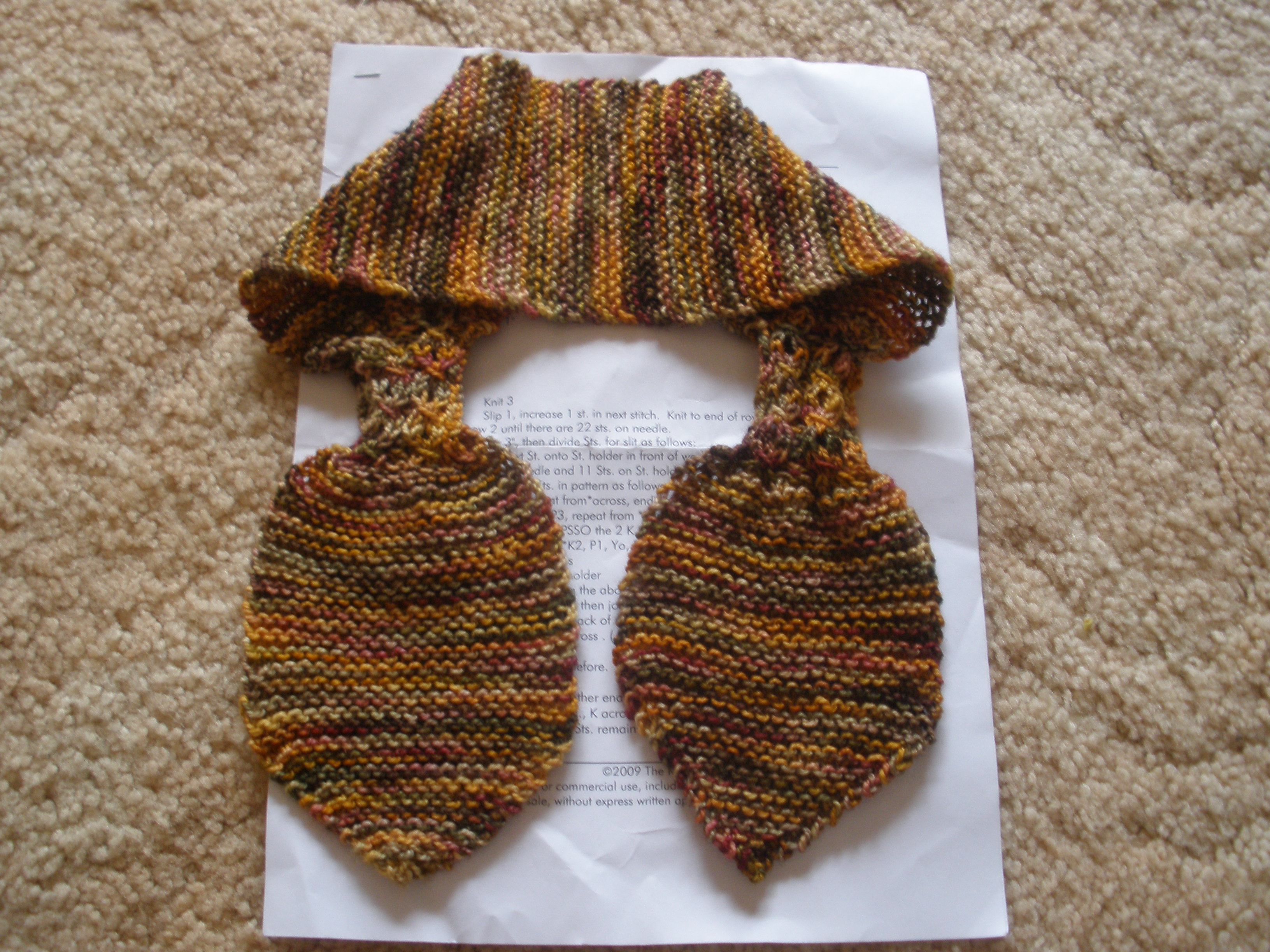 Ascot Scarf Knitting Pattern Toddler Ascot Gippsland Granny