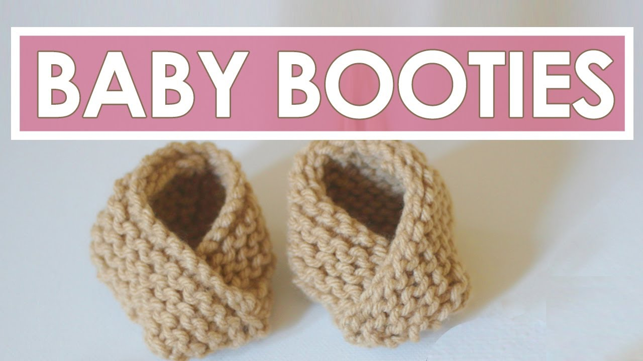 Babies Booties Knitting Pattern How To Knit Ba Booties Shoes Easy For Beginning Knitters