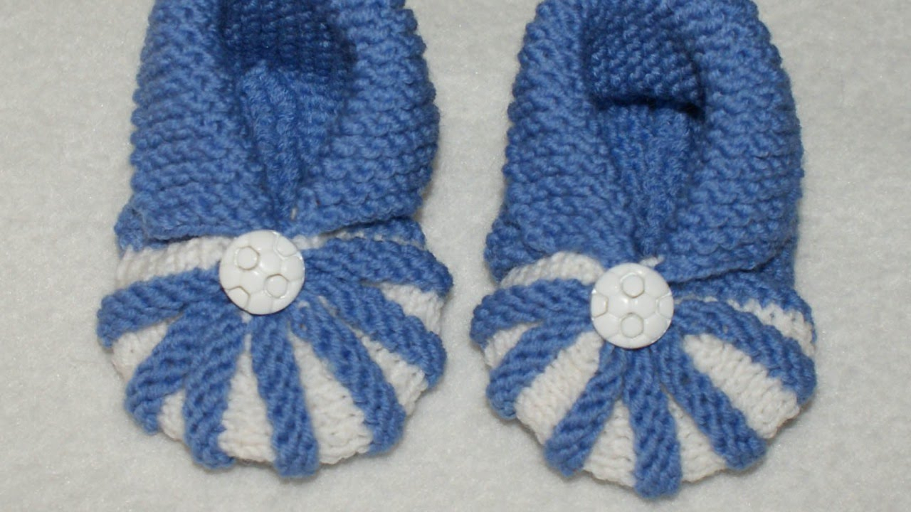Babies Booties Knitting Pattern How To Knit Simple And Cute Ba Booties Diy Crafts Tutorial Guidecentral