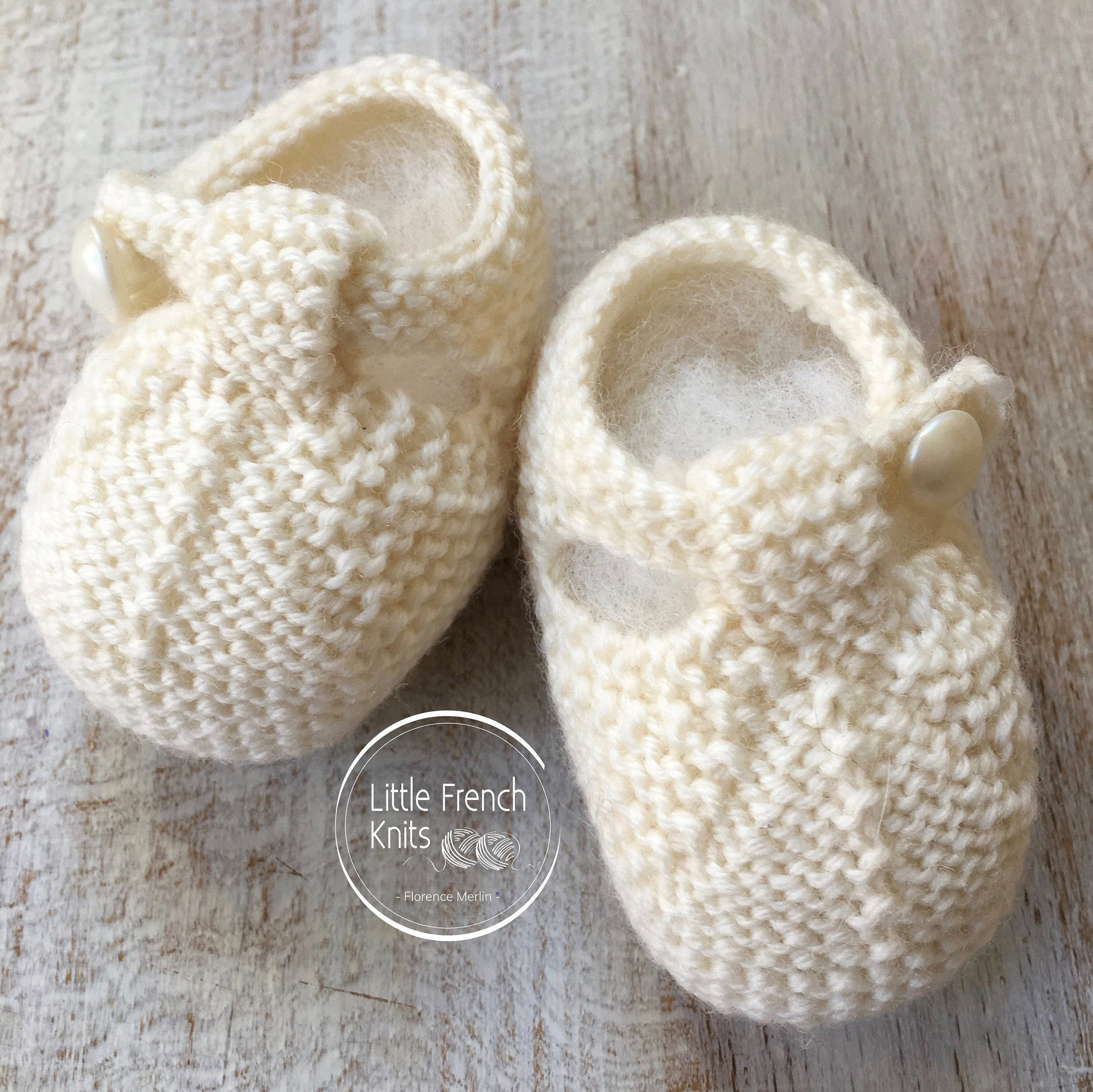 Babies Booties Knitting Pattern Knitting Pattern Ba Booties Instructions In English Instant Digital