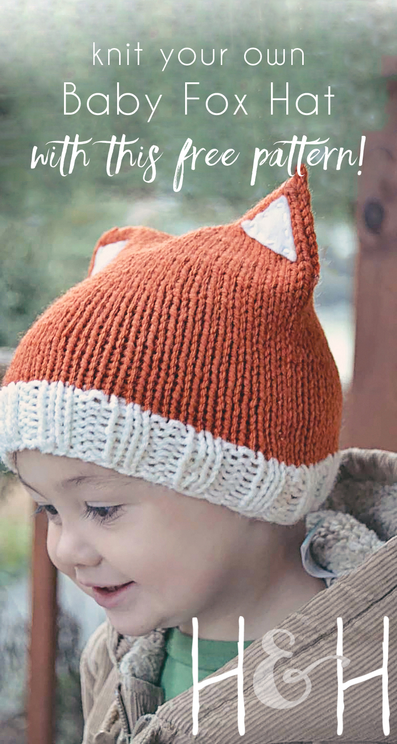 Baby Beanie Hat Knitting Pattern Ba Fox Hat Homegrown In The Valley