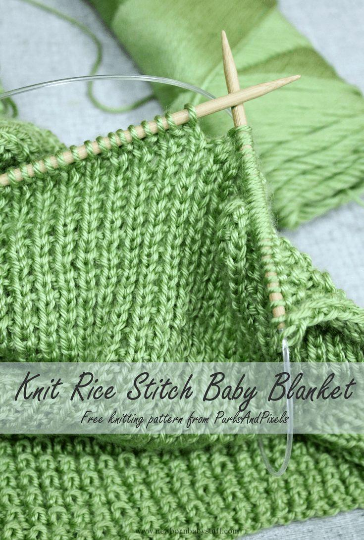 Baby Blanket Free Knitting Pattern Ba Knitting Patterns Free Ba Blanket Knitting Pattern Rice
