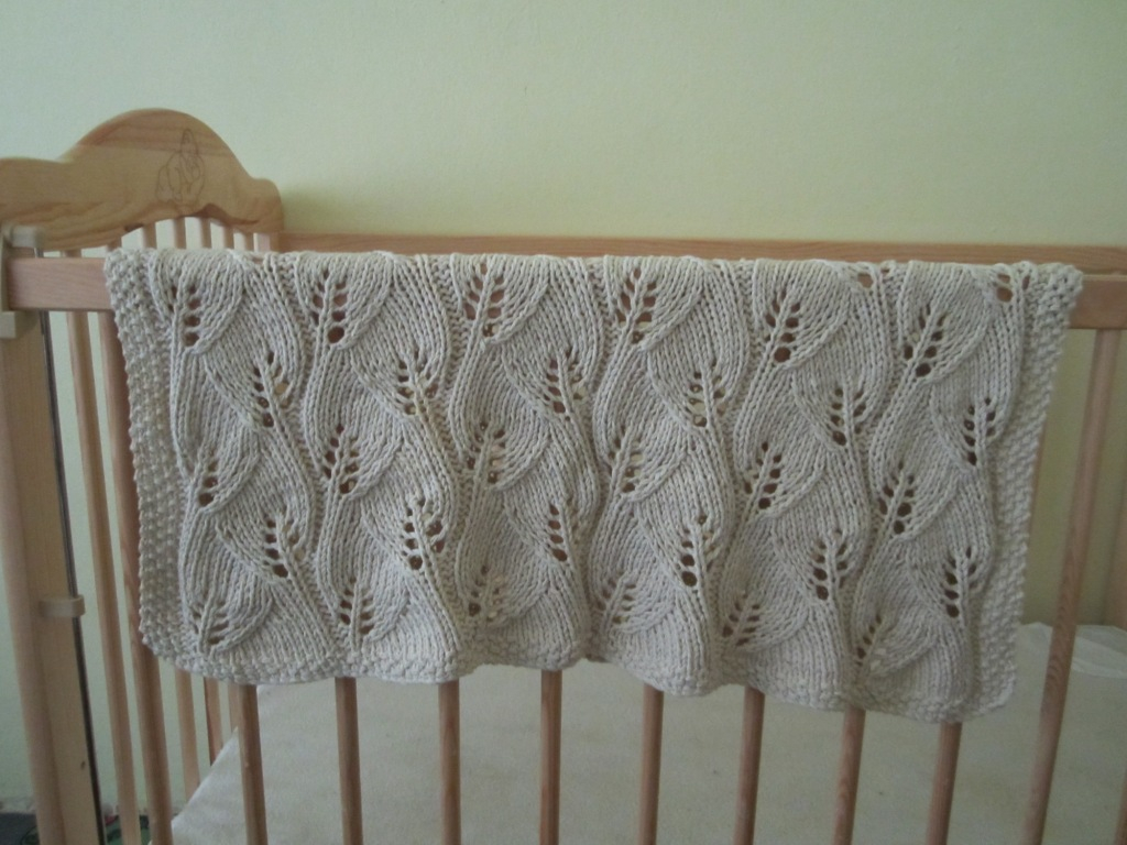 Baby Blanket Free Knitting Pattern Knitting Patterns Galore Leafy Ba Blanket