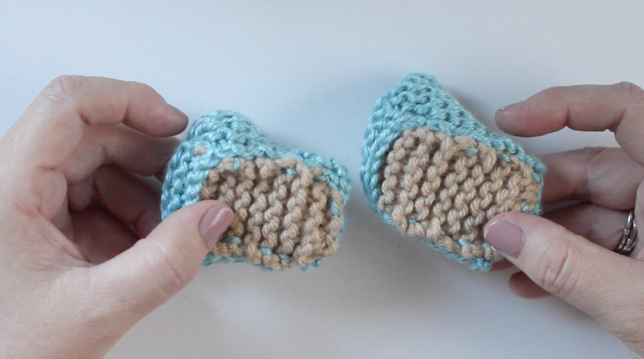 Baby Booties Pattern Knitting Easy Ba Booties Free Knitting Pattern With Video Tutorial Studio Knit