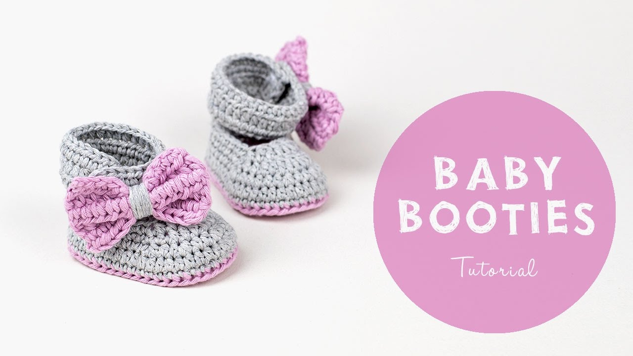 Baby Booties Pattern Knitting Easy How To Crochet Cute And Easy Ba Booties Cro Patterns