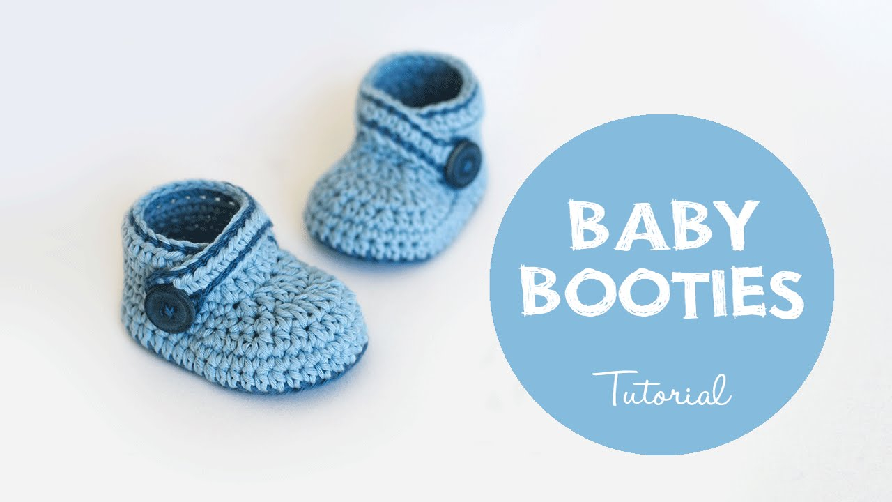 Baby Booties Pattern Knitting Easy How To Crochet Cute And Easy Ba Booties Cro Patterns
