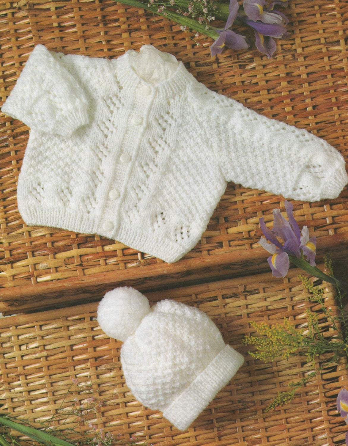 Baby Boy Hat Knitting Pattern Premature Ba Cardigan And Hat Knitting Pattern Pdf Newborn