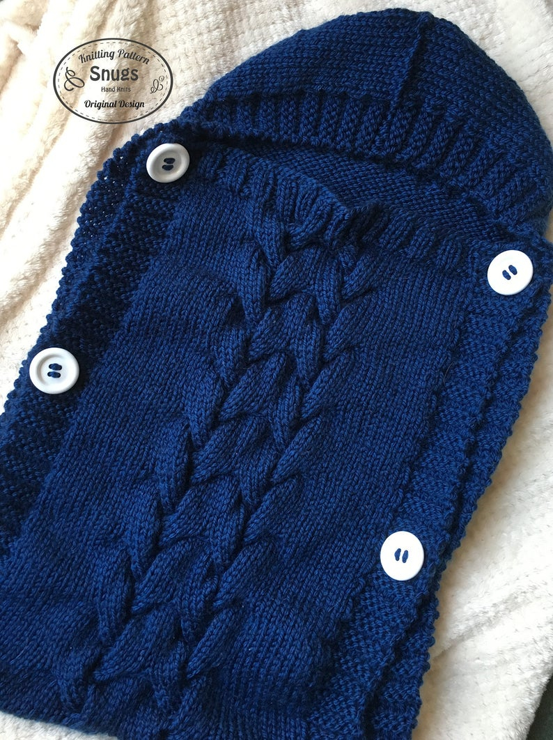 Baby Bunting Bag Knitting Pattern Ba Bunting Bag Knitting Pattern Instant Download
