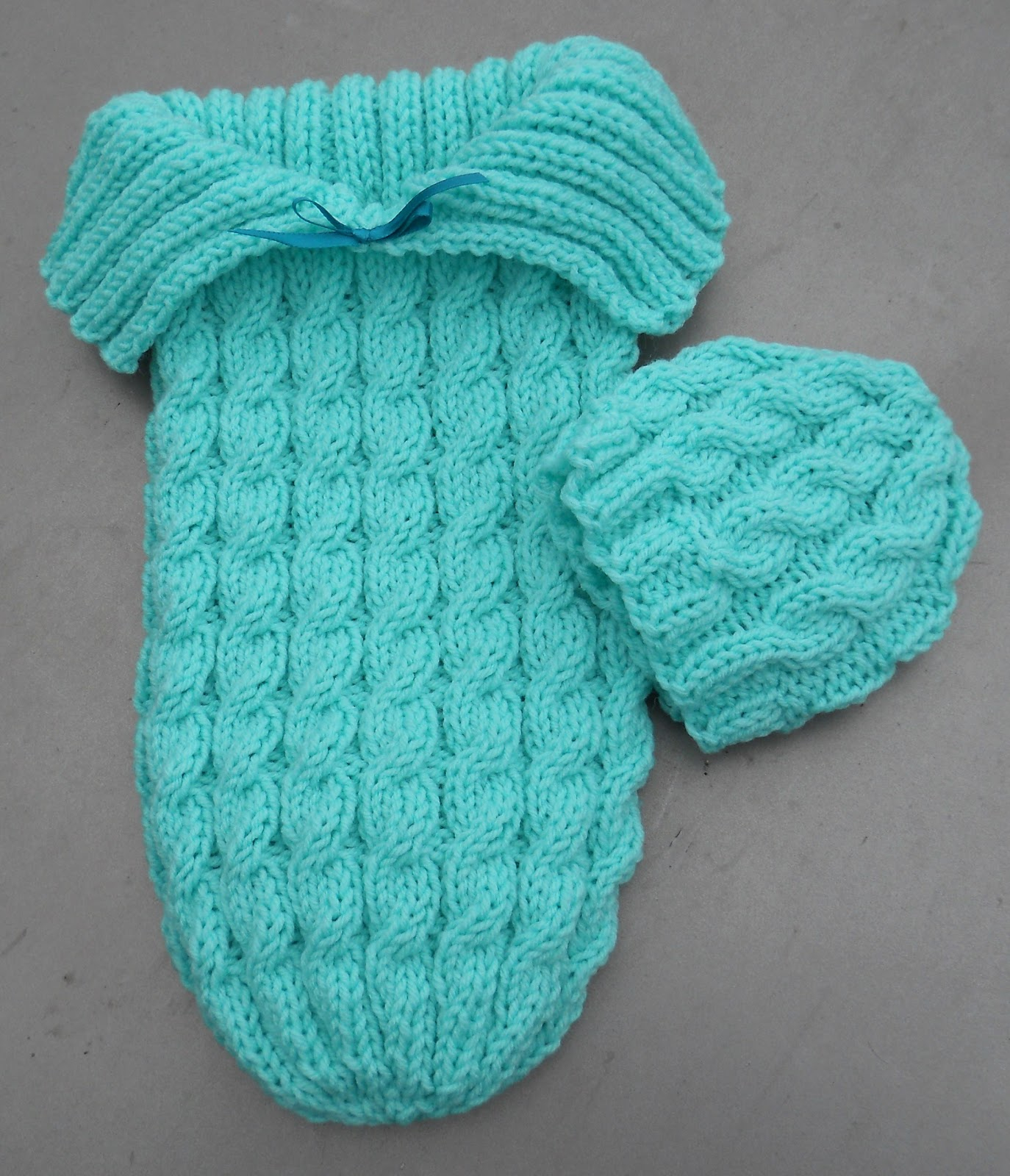 Baby Bunting Bag Knitting Pattern Suzies Stuff Cozy In Cables Sleep Sack