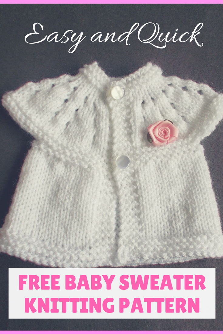 Baby Coat Knitting Pattern Top Down Ba Sweater Knitting Patterns Easier To Adjust Fit And Size