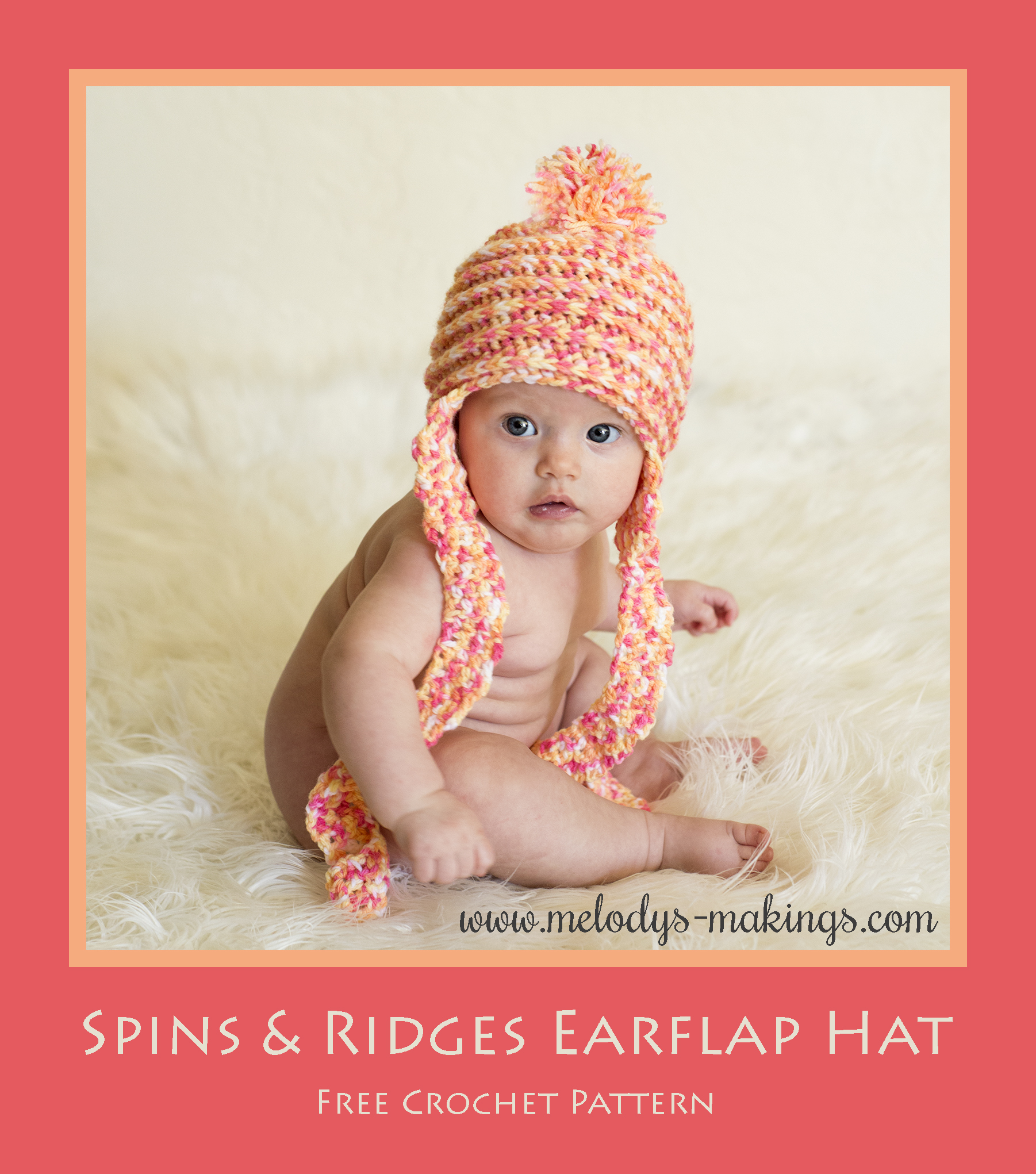 Baby Earflap Hat Knitting Pattern Another Fun Freebie Knit Crochet Melodys Makings