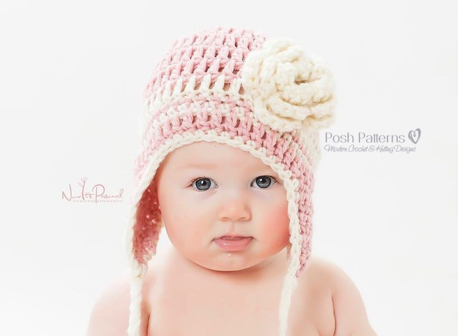 Baby Earflap Hat Knitting Pattern Earflap Hat Crochet Pattern Easy Crochet Earflap Hat