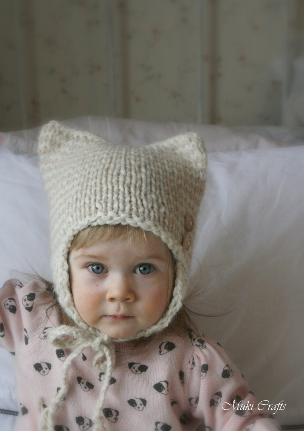 Baby Earflap Hat Knitting Pattern Knitting Pattern Cat Striped Earflap Hat Kitty Kat Ba Toddler