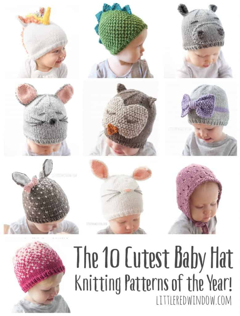 Baby Hat Patterns To Knit 10 Cutest Ba Hat Knitting Patterns Of The Year Little Red Window