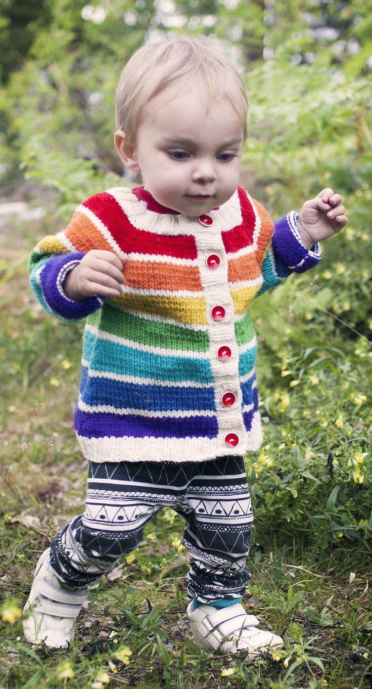 Baby Hoodie Knitting Pattern Free Ba Knitting Patterns Free Knitting Pattern For Rainbow Cardigan