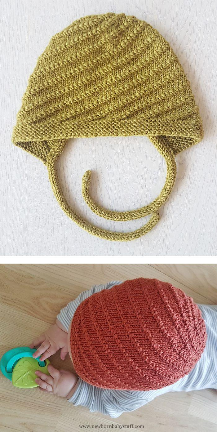 Baby Knitting Patterns Easy Ba Knitting Patterns Free Knitting Pattern For Twister Ba Bonnet
