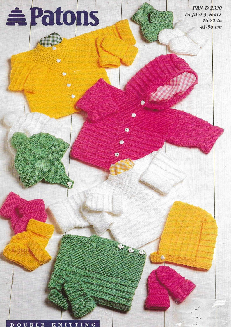 Baby Knitting Patterns Easy Childrens Ba Knitting Pattern Easy Jacket Cardigan Jumper Sweater Hats Mitts Bootees Newborn 3 Years Pattern Easy Pdf Instant Download