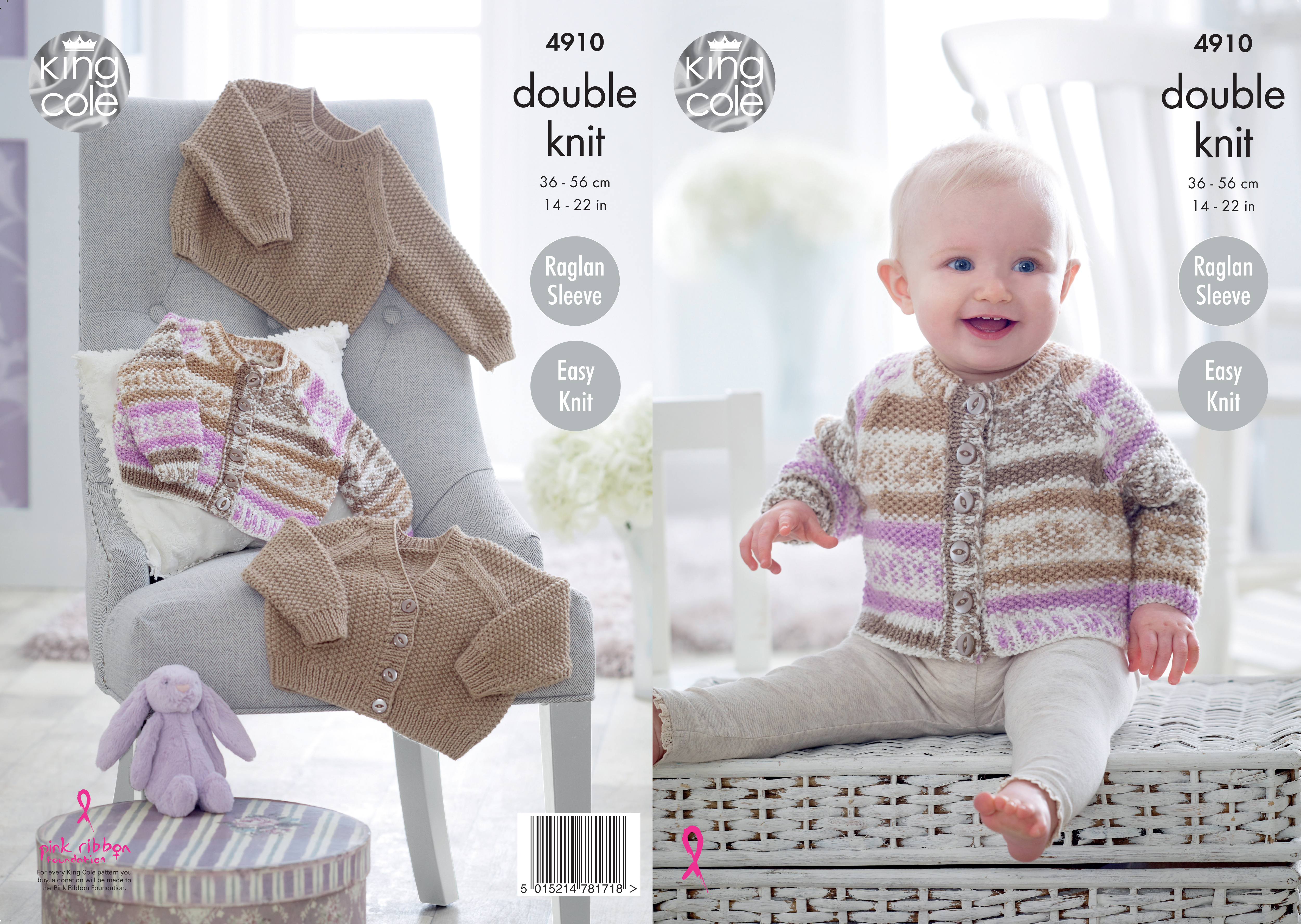 Baby Knitting Patterns Easy Details About Knitting Pattern Ba Easy Knit Raglan Cardigans Sweater In Moss St Dk 4910