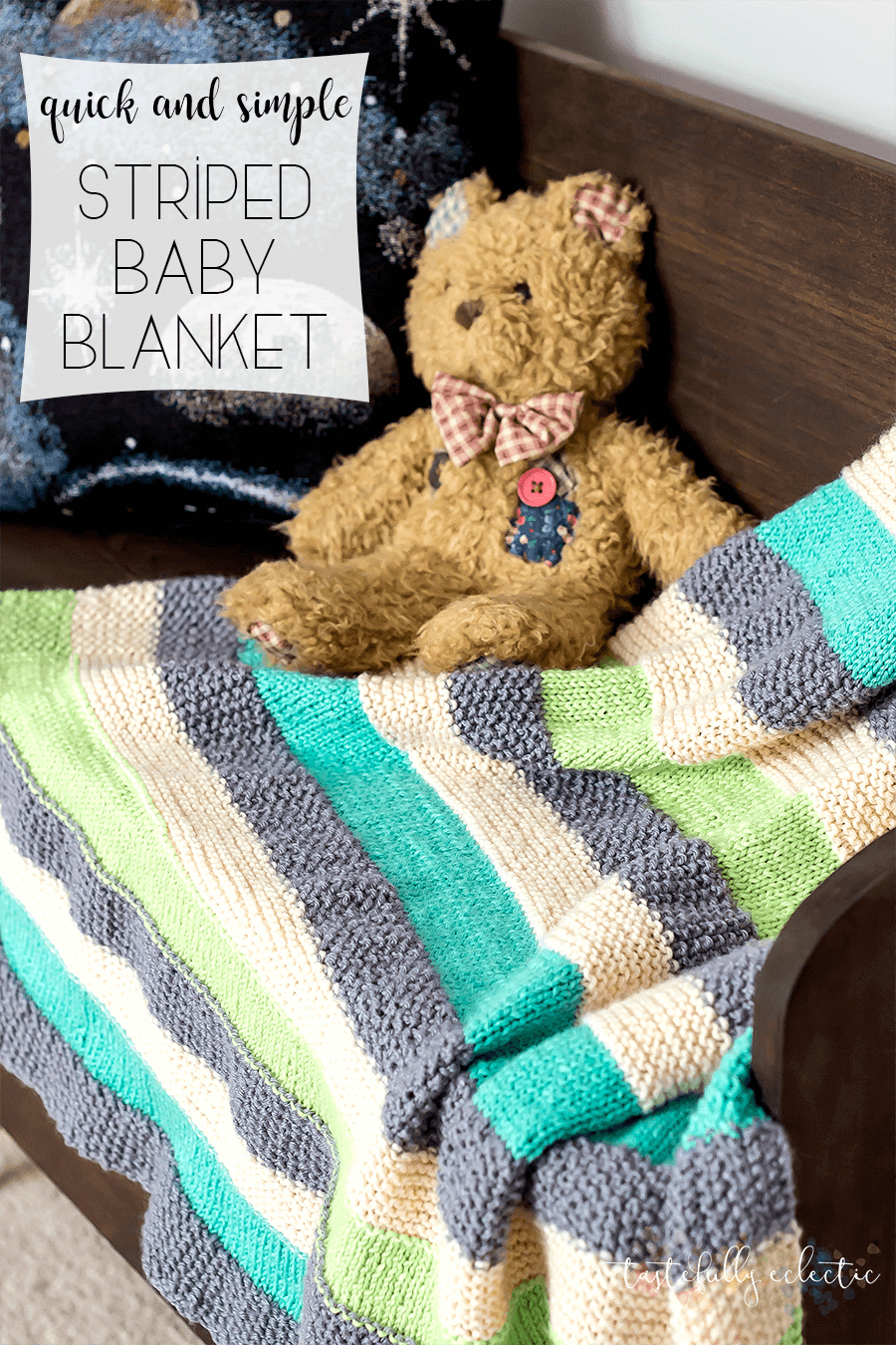 Baby Knitting Patterns Easy Knit A Simple Blanket For Ba Knitting Easy Pattern Empoto