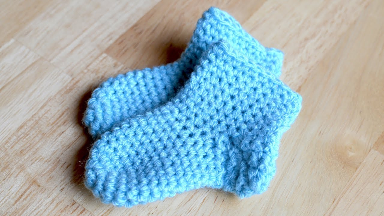 Baby Socks Knitting Patterns Ba Newborn Socks Crochet Pattern Woolpedia