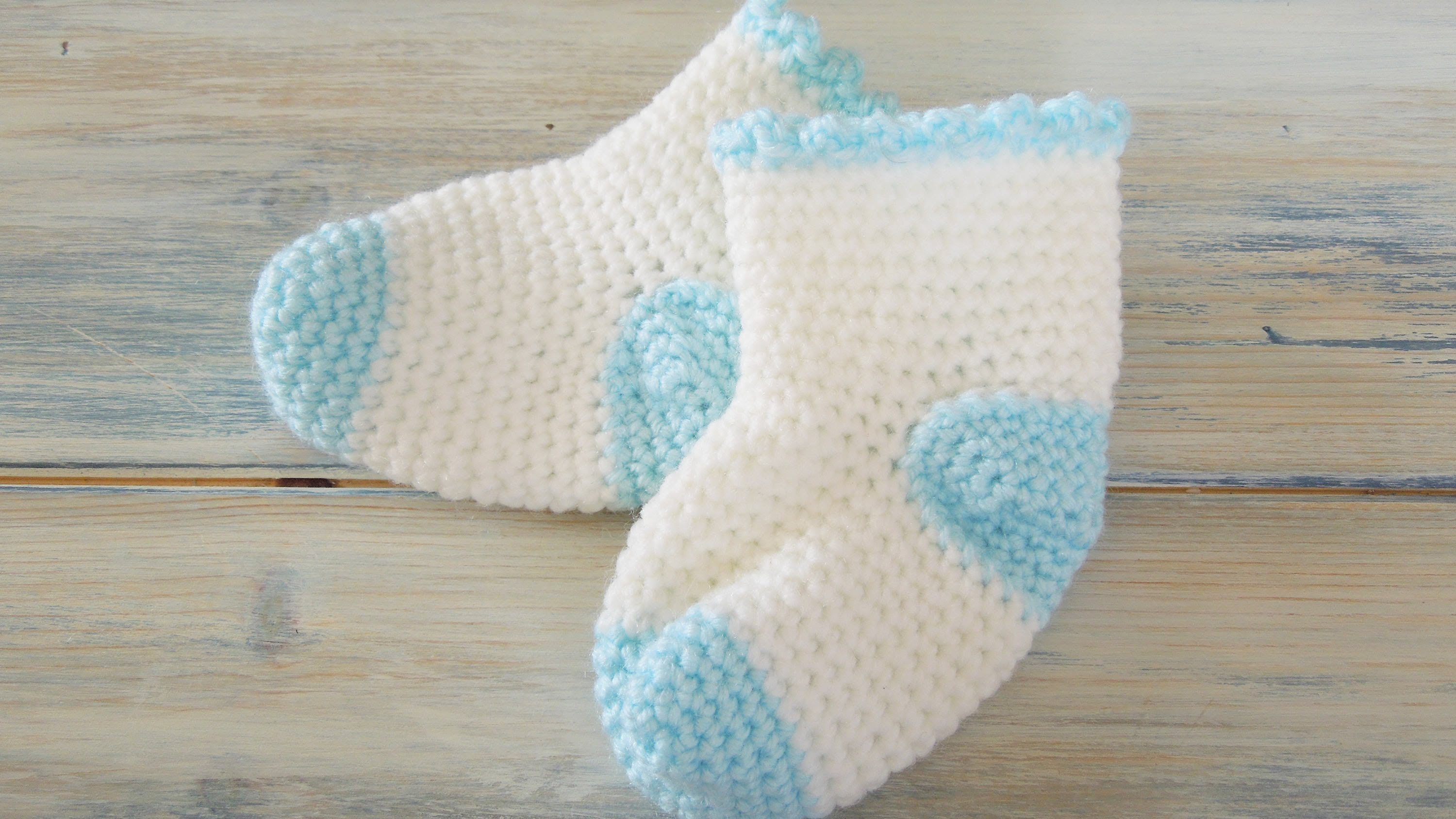 Baby Socks Pattern Knitting How To Crochet Ba Socks Video Free Pattern