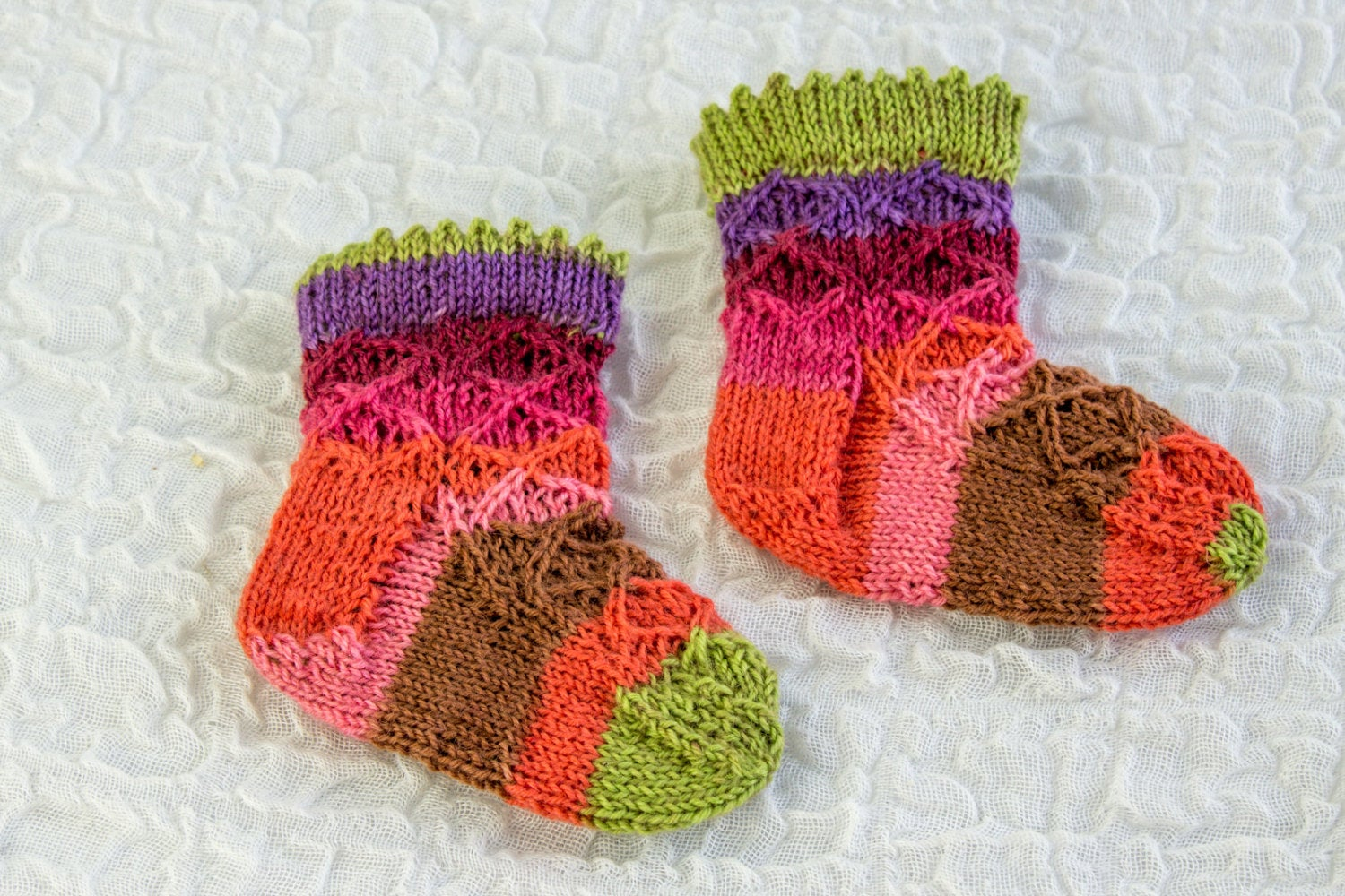 Baby Socks Pattern Knitting Knitting Pattern Ba Sock Pattern Ba Girl Sock Pattern Knitted Ba Girl Socks With Picot Edge Pdf Cute Ba Sock Pattern