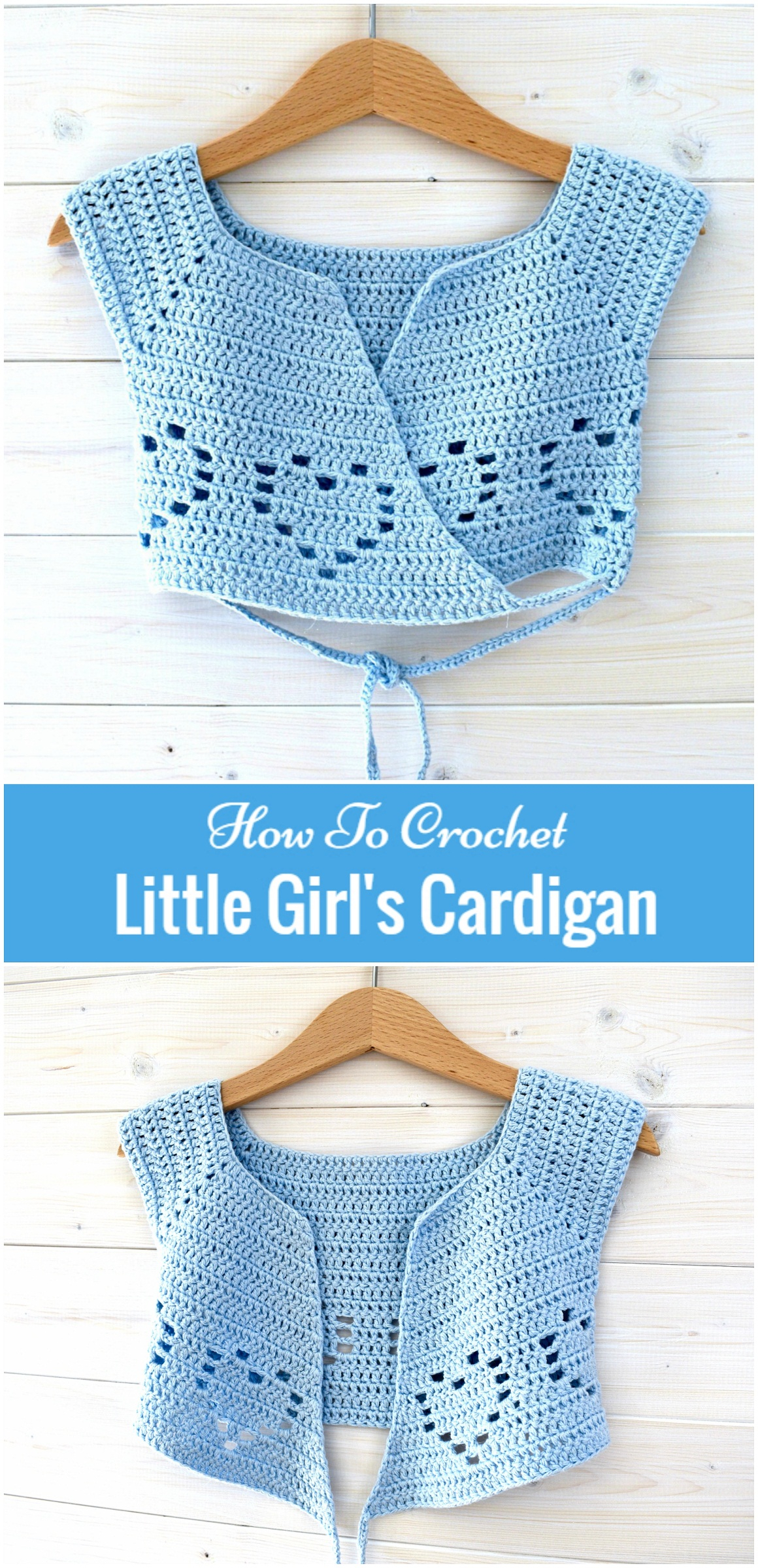 Ballet Cardigan Knitting Pattern How To Crochet Little Girls Cardigan Yarn Hooks