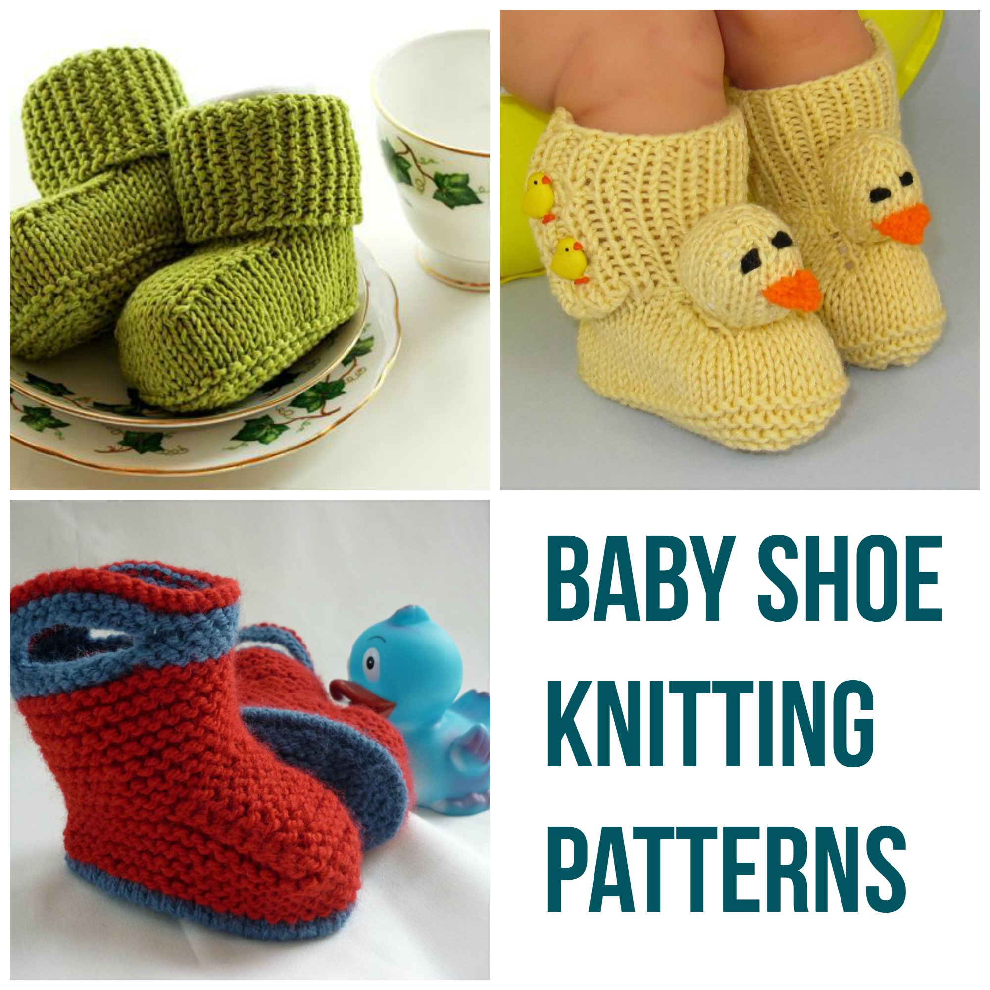 Basic Baby Booties Knitting Pattern Ba Shoe Knitting Patterns