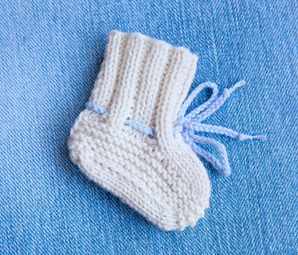 Basic Baby Booties Knitting Pattern Topic For Directions For Knit Ba Booties Crochet Plaid Cuff Ba