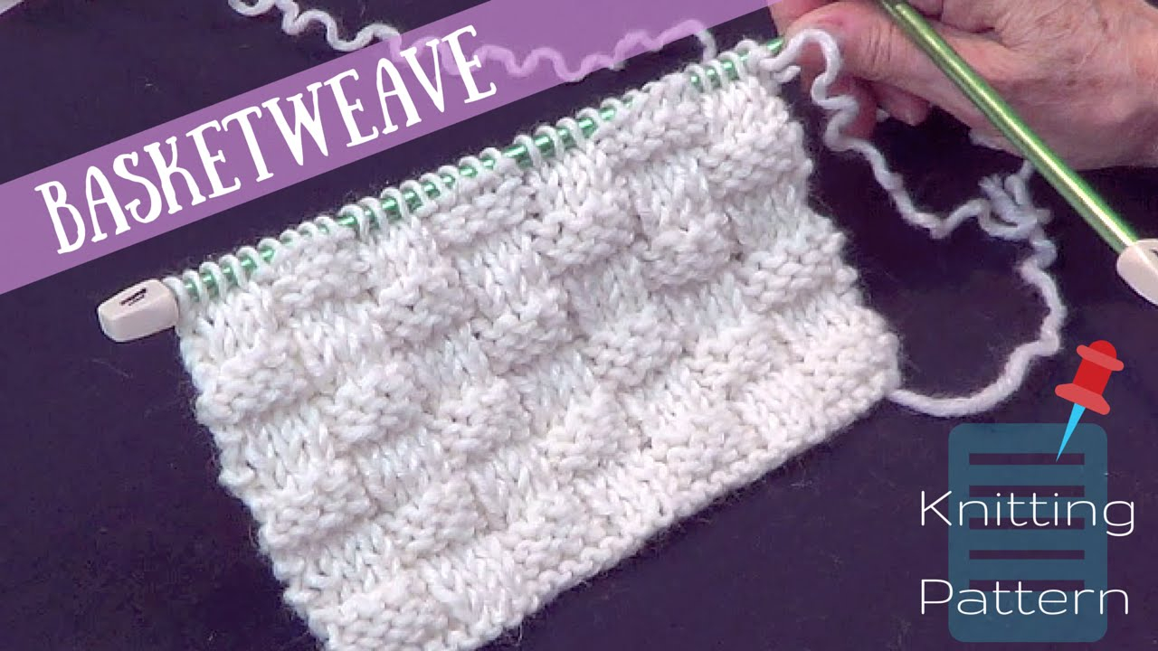 Basket Stitch Knitting Pattern Basket Weave Knitted Stitch