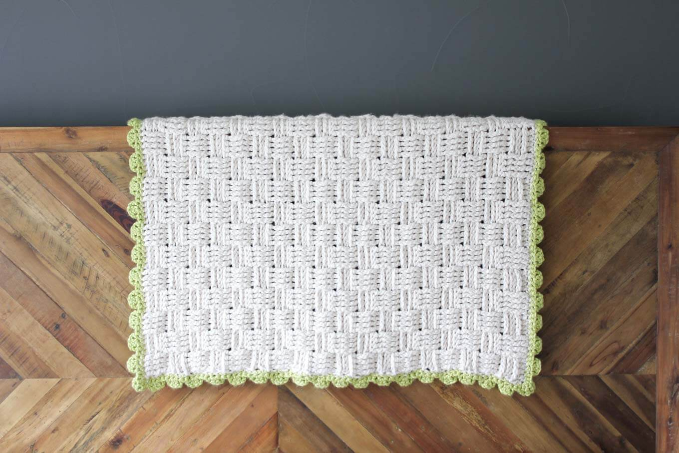 Basket Stitch Knitting Pattern Modern Crochet Basket Weave Blanket Free Pattern