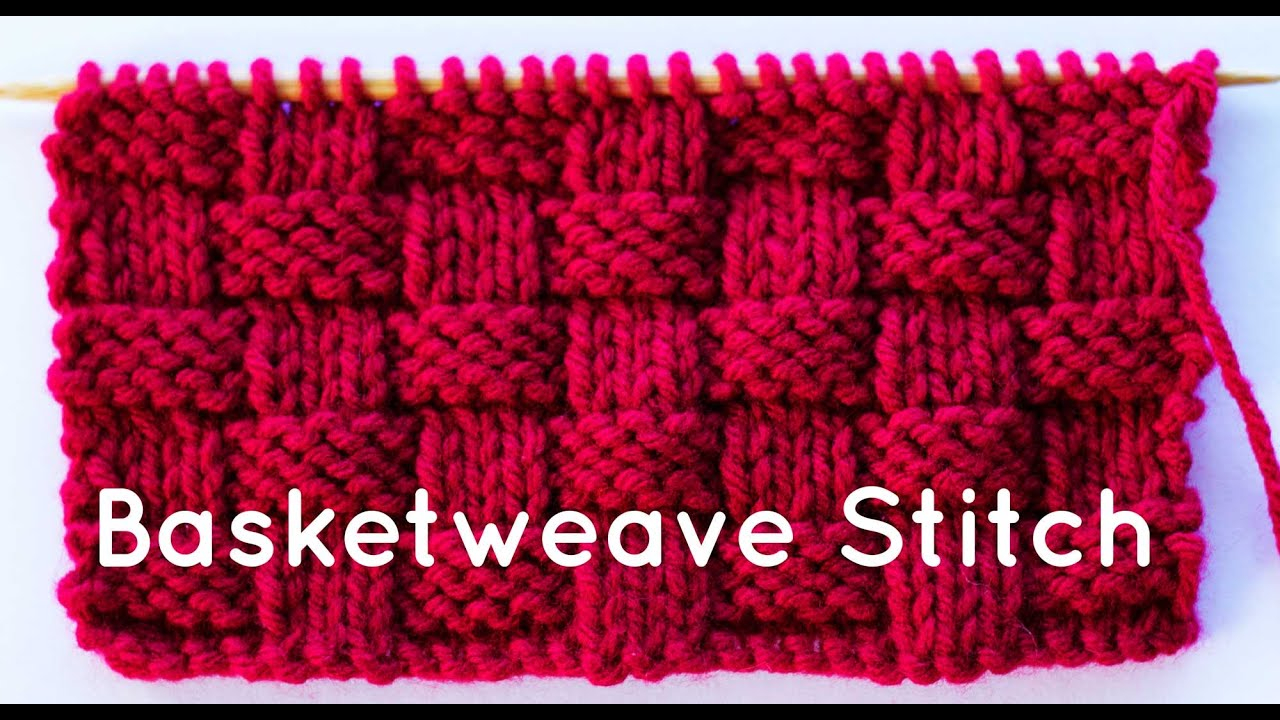 Basket Weave Knit Pattern How To Knit The Basketweave Stitch