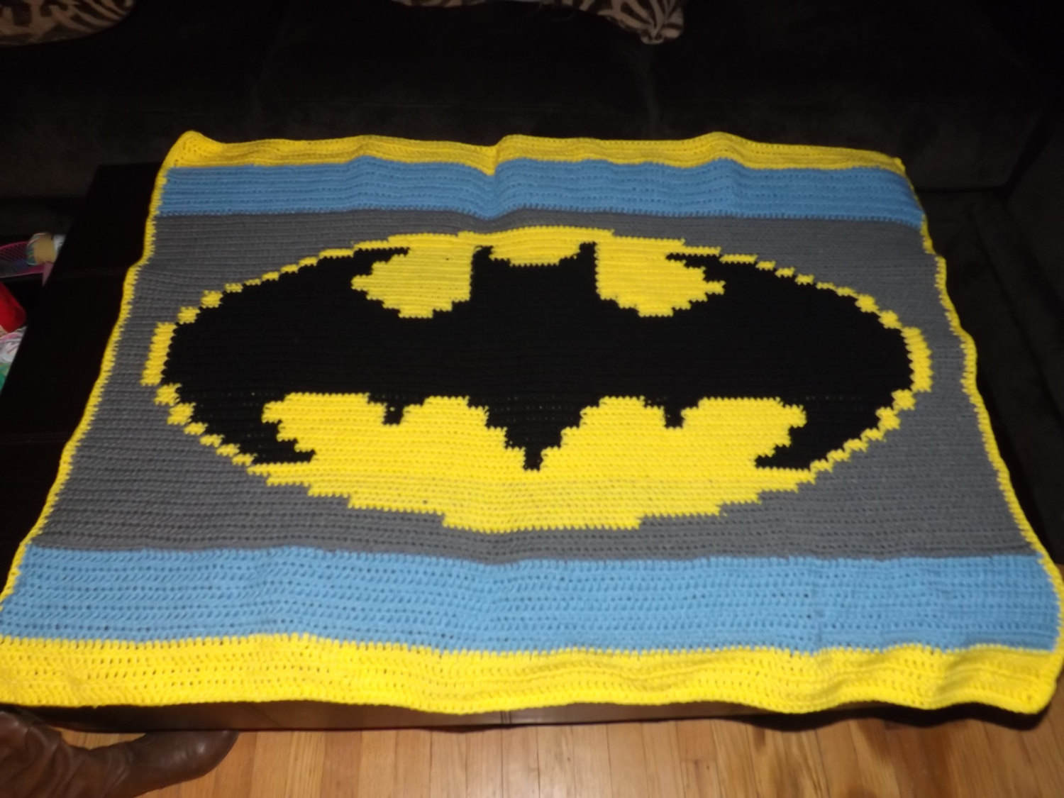 Batman Doll Knitting Pattern 6 Adorable Batman Crochet Blanket Pattern The Funky Stitch