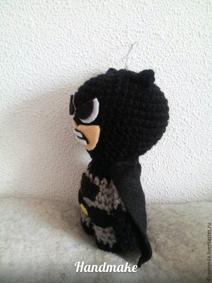 Batman Doll Knitting Pattern Batman Stuffed Toy Batman V Superman